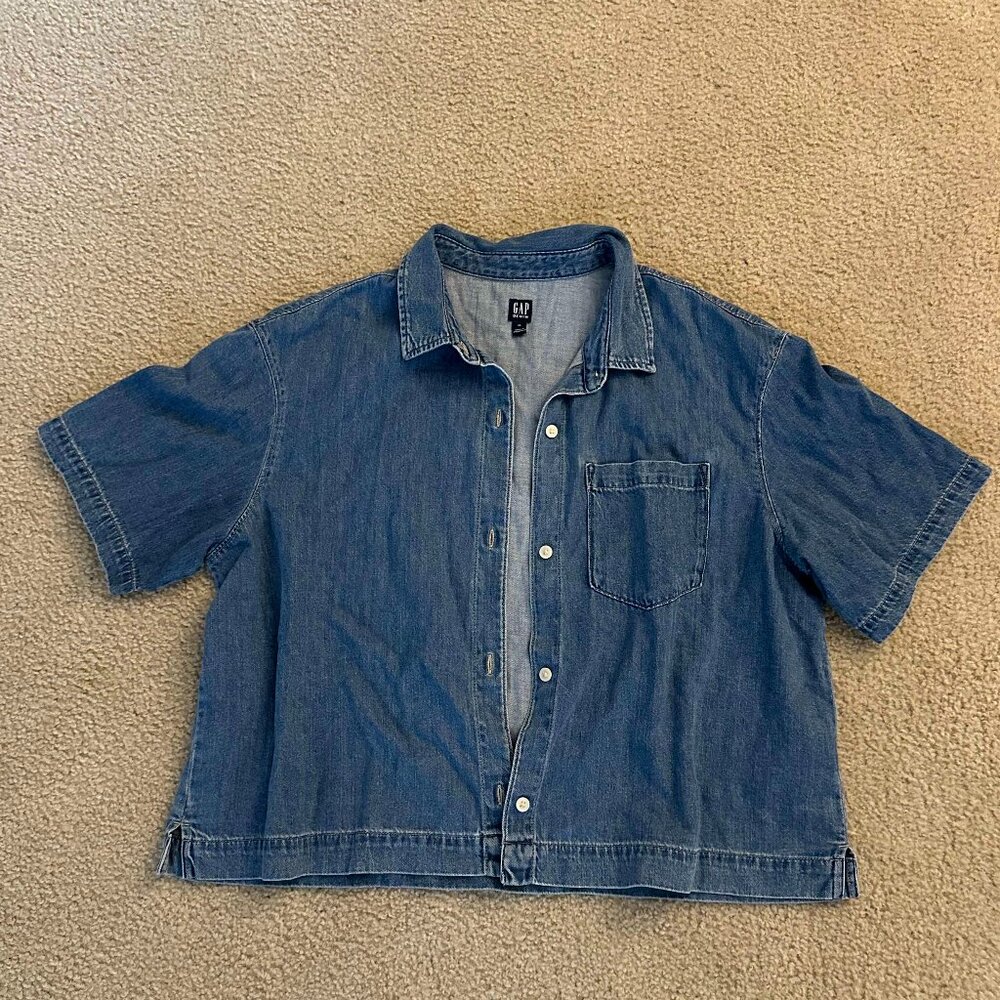 Gap Denim Button Down - image 1